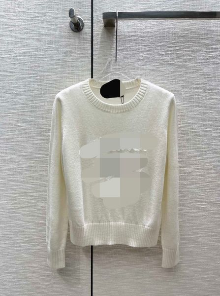 1201 xl 2022 autumn sweaters women's pullover crew neck white long sleeve brand same style women's weilan, White;black
1201 xl 2022 autumn sweaters women's pullover crew neck white long sleeve brand same style women's weilan, White;black