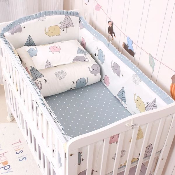 bed rails 6pcs set baby crib ding set cotton print toddler linens cot bumpers sheet pillowcase born ding 221130
bed rails 6pcs set baby crib ding set cotton print toddler linens cot bumpers sheet pillowcase born ding 221130
