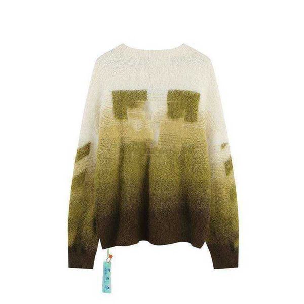 sweaters for women popular brand designer hoodies off gradient loose casual knit men's and women's long sleeve coats dark green, White;black
sweaters for women popular brand designer hoodies off gradient loose casual knit men's and women's long sleeve coats dark green, White;black