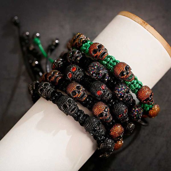 bracelet chain trendy 2020 punk skull wristband jewelry homme luxury fashion zircon bangles pulseira masculina, Black
bracelet chain trendy 2020 punk skull wristband jewelry homme luxury fashion zircon bangles pulseira masculina, Black