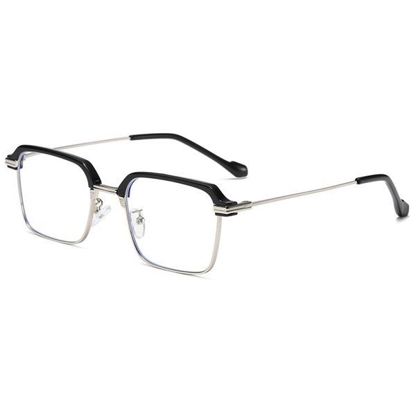 square sunglasses amazon twitter the same retro half-frame eyebrow frame metal glasses frame large face anti-blue light, White;black
square sunglasses amazon twitter the same retro half-frame eyebrow frame metal glasses frame large face anti-blue light, White;black