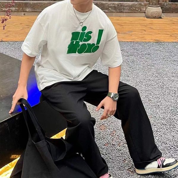2023 lin men's t-shirt large letter design short sleeve cotton printed loose summer classic plus size s-5xl, White;black
2023 lin men's t-shirt large letter design short sleeve cotton printed loose summer classic plus size s-5xl, White;black