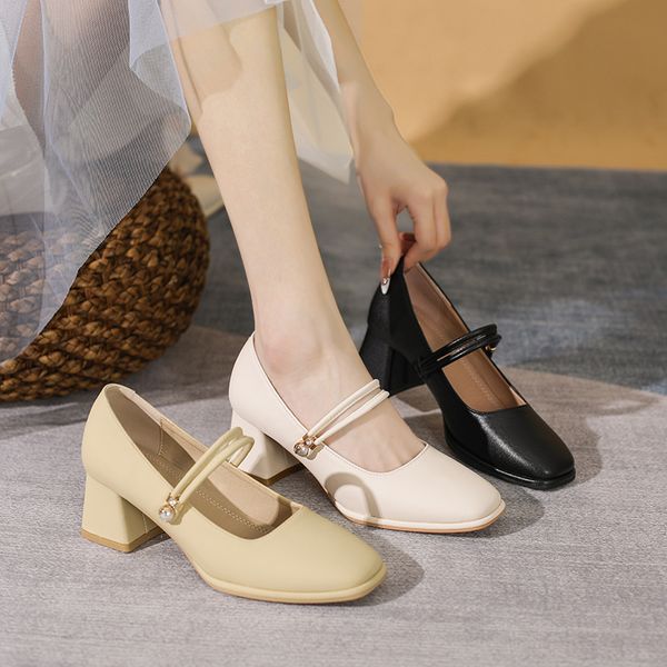 fashion work french mary jane shoes for women 2022 summer gentle wind shallow mouth high heels professional single women, Black
fashion work french mary jane shoes for women 2022 summer gentle wind shallow mouth high heels professional single women, Black