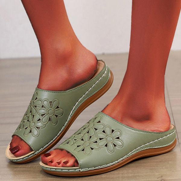 slippers fashion women sandals shoes soft shoe slip on walking hollow out female zapatos de mujer footwear 221130, Black
slippers fashion women sandals shoes soft shoe slip on walking hollow out female zapatos de mujer footwear 221130, Black
