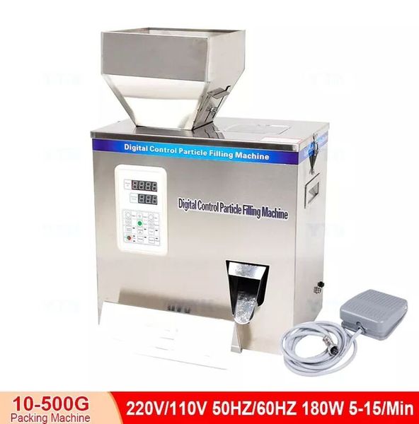 Image of 110v 220V 180W Automatic Powder Packing Machine Coffee Powder Granules Seed Wolfberry Weighing Quantitative Filling