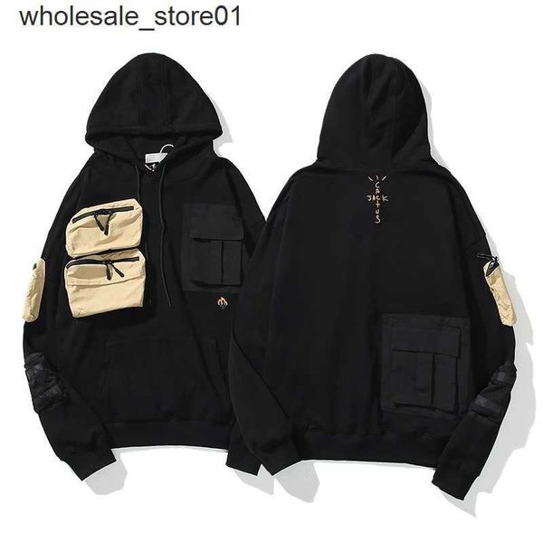 men's hoodies sweatshirts designer travis jack pockets hoodies women men pullover fashion streetwear hoodies, Black
men's hoodies sweatshirts designer travis jack pockets hoodies women men pullover fashion streetwear hoodies, Black