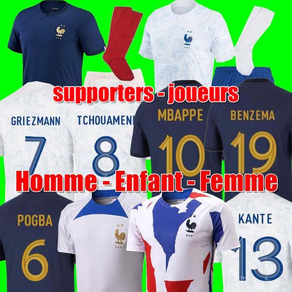 22 23 france soccer jerseys maillot de foot french jersey benzema 2022 world cup fans player football shirts mbappe griezmann kit homme, Black;yellow
22 23 france soccer jerseys maillot de foot french jersey benzema 2022 world cup fans player football shirts mbappe griezmann kit homme, Black;yellow