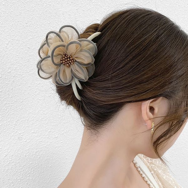 3d flower pattern clamps large size hair updo clips fabric material comfortable hair accessories br099, Slivery;golden
3d flower pattern clamps large size hair updo clips fabric material comfortable hair accessories br099, Slivery;golden