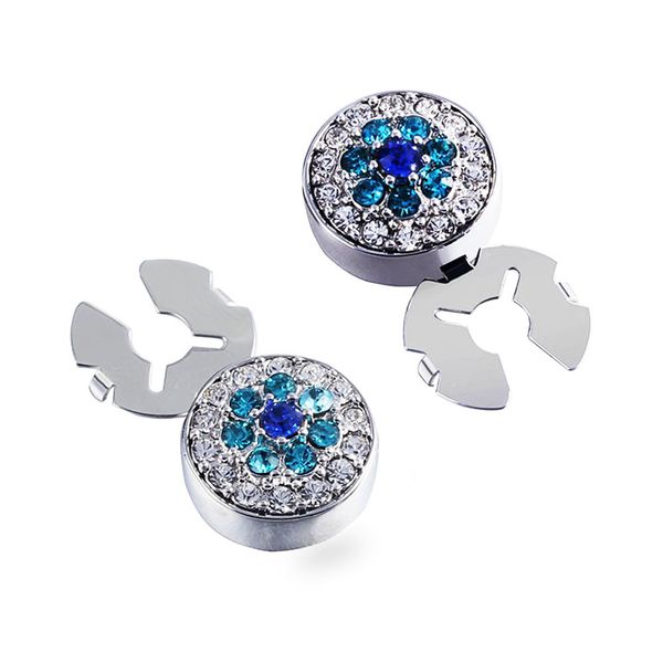 cuff links blue full stystal french court silver button cover cufflinks for tuxedo business formal shirts 17 5mm one pair 221130
cuff links blue full stystal french court silver button cover cufflinks for tuxedo business formal shirts 17 5mm one pair 221130