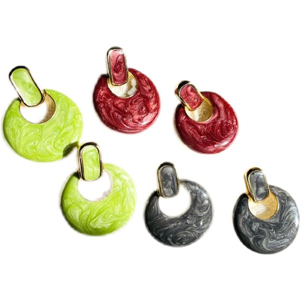 fresh green red enamel craft earring studs for women 925 silver needle accessories fashion jewelry wholesale 10 pair/lot, Golden;silver
fresh green red enamel craft earring studs for women 925 silver needle accessories fashion jewelry wholesale 10 pair/lot, Golden;silver