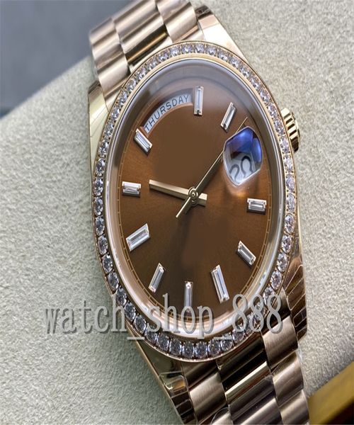 ew factory mens watch better version day-date 40 rose gold chocolate diamond dial 228235 cal.3255 movement mechanical automatic men's w, Slivery;brown
ew factory mens watch better version day-date 40 rose gold chocolate diamond dial 228235 cal.3255 movement mechanical automatic men's w, Slivery;brown