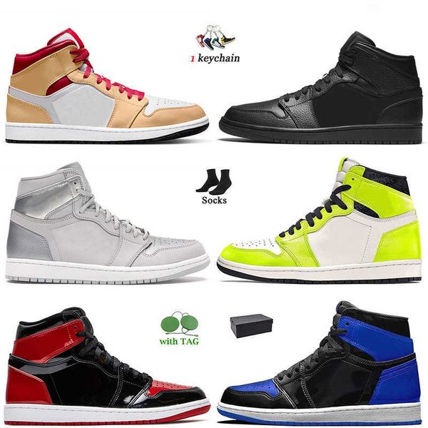 2022 designer fashion high og men basketball shoes jumpman 1 1s visionaire surfaces patent bred university blue smoke grey for women mens, Black
2022 designer fashion high og men basketball shoes jumpman 1 1s visionaire surfaces patent bred university blue smoke grey for women mens, Black