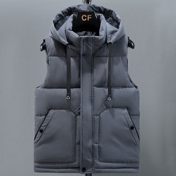 men's vests autumn winter sleeveless jackets for men hooded brand fashion men's vest casual warm padded coats plus size m5xl 22120, Black;white
men's vests autumn winter sleeveless jackets for men hooded brand fashion men's vest casual warm padded coats plus size m5xl 22120, Black;white