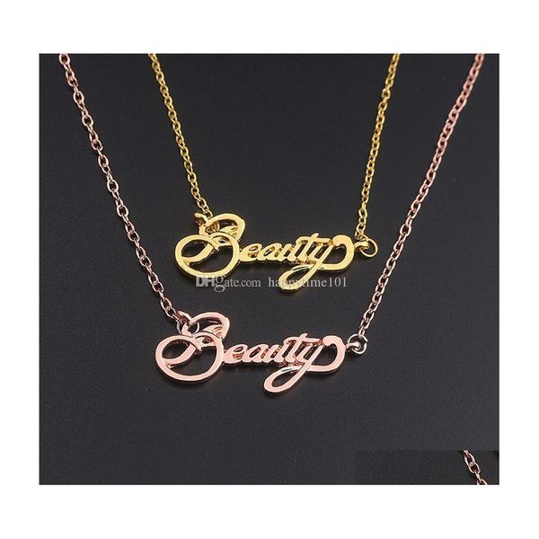 pendant necklaces letter necklace personalized beauty handmade jewelry christmas gift sier/gold chains necklaces drop delivery pendan dhyt5, Silver
pendant necklaces letter necklace personalized beauty handmade jewelry christmas gift sier/gold chains necklaces drop delivery pendan dhyt5, Silver