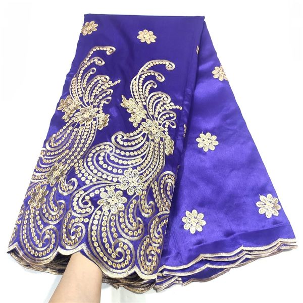 2023 african george fabric material indian raw silk lace fabric wrappers with sequins wedding 5 yards, Black;white
2023 african george fabric material indian raw silk lace fabric wrappers with sequins wedding 5 yards, Black;white