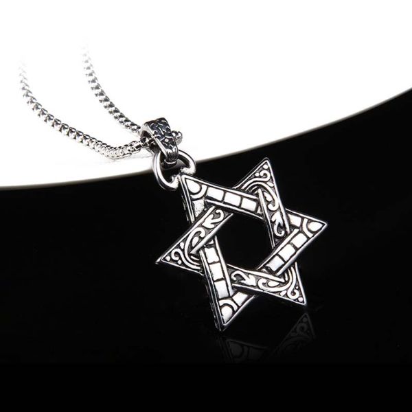 retro hexagram pendant necklace hollow stainless steel star necklaces for women men fashion fine jewelry, Silver
retro hexagram pendant necklace hollow stainless steel star necklaces for women men fashion fine jewelry, Silver