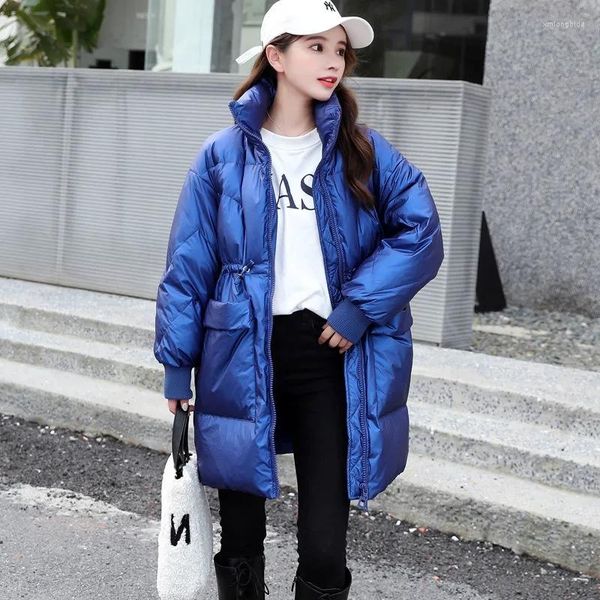women's down winter lightweight jacket women thick warm korean long sleeve loose doudoune pocket ultra light white duck coats, Black
women's down winter lightweight jacket women thick warm korean long sleeve loose doudoune pocket ultra light white duck coats, Black