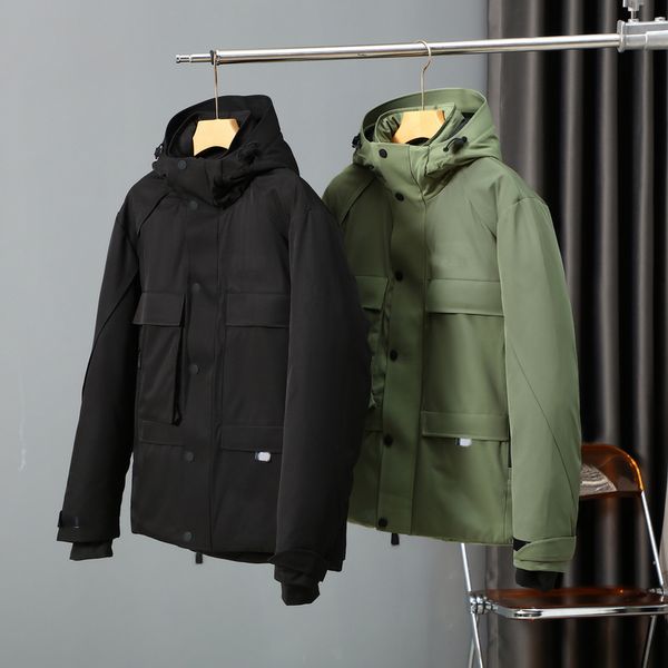 famous luxury paris mens down jackets north winter hooded coat comfortable and warm men clothing windproof jacket for man 8819, Black
famous luxury paris mens down jackets north winter hooded coat comfortable and warm men clothing windproof jacket for man 8819, Black