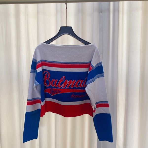 women's t shirt line neck knitwear french fashion t shirt embroidered lettered long sleeve clothing 221201, White
women's t shirt line neck knitwear french fashion t shirt embroidered lettered long sleeve clothing 221201, White