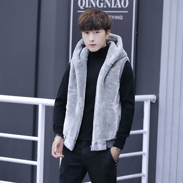 men's vests 3634 spring autumn black white grey false fur vests for men slim sleeveless jacket men vest coat hooded vest waistcoat warm
men's vests 3634 spring autumn black white grey false fur vests for men slim sleeveless jacket men vest coat hooded vest waistcoat warm