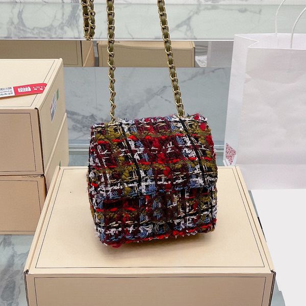 cc bags luxury brand cross body ladies deigner classic mini flap cross body bags tweed wool knit gold metal matelasse chain shoulder handbag
cc bags luxury brand cross body ladies deigner classic mini flap cross body bags tweed wool knit gold metal matelasse chain shoulder handbag