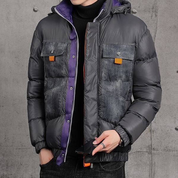 men's down parkas menwarm designer brand casual fashion windproof parka pocket jacket with hood men windbreaker warm coat winter men cl, Black
men's down parkas menwarm designer brand casual fashion windproof parka pocket jacket with hood men windbreaker warm coat winter men cl, Black