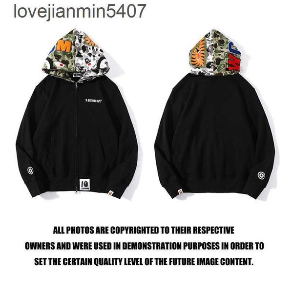 fashion popular logo men's hoodie shop wholesale and retail new ins hip hop shark head ape camouflage pattern 3d printed sweater zipper, Black
fashion popular logo men's hoodie shop wholesale and retail new ins hip hop shark head ape camouflage pattern 3d printed sweater zipper, Black