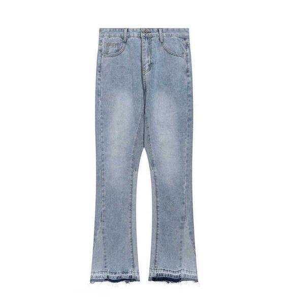 brand designer pants gallxxyed micro trumpet overalls men's high street casual and versatile solid color washed jeans, Blue
brand designer pants gallxxyed micro trumpet overalls men's high street casual and versatile solid color washed jeans, Blue
