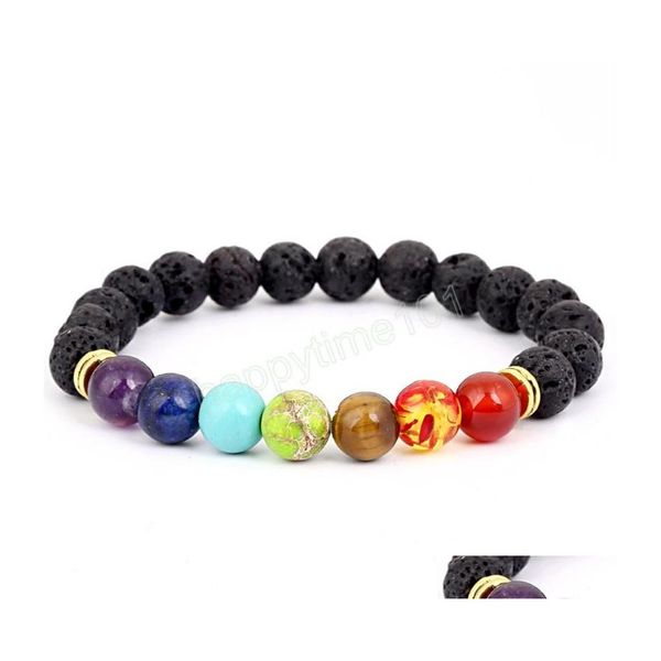 charm bracelets fashion 7 chakra healing beaded bracelet natural lava stone diffuser yoga meditation bracelets gift drop delivery jew dheor, Golden;silver
charm bracelets fashion 7 chakra healing beaded bracelet natural lava stone diffuser yoga meditation bracelets gift drop delivery jew dheor, Golden;silver