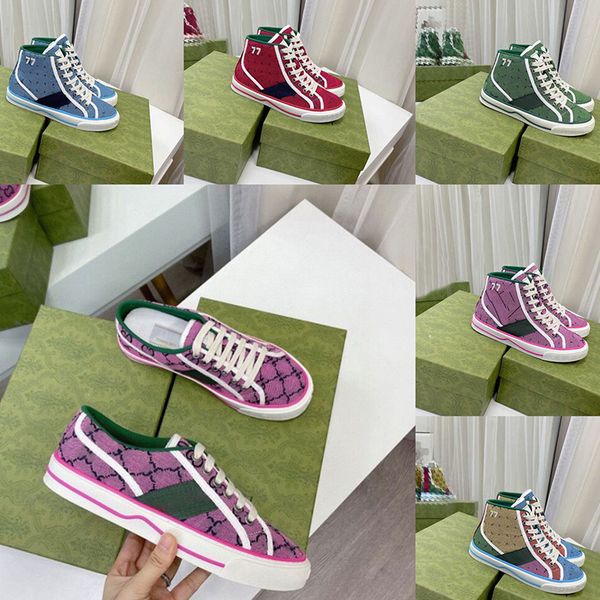 designer tennis 1977 retro canvas casual shoes high low womens shoe italy green and red web stripe rubber sole stretch cotton mens, Black
designer tennis 1977 retro canvas casual shoes high low womens shoe italy green and red web stripe rubber sole stretch cotton mens, Black