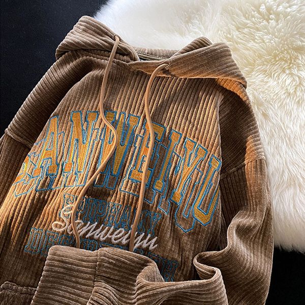 mens hoodies sweatshirts corduroy embroidered hoodie men and women thin early fall american retro loose brown trend tracksuit men stranger t, Black
mens hoodies sweatshirts corduroy embroidered hoodie men and women thin early fall american retro loose brown trend tracksuit men stranger t, Black