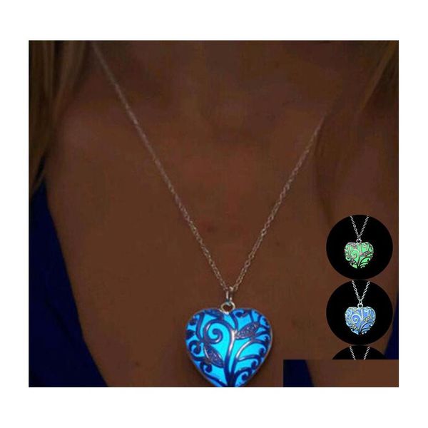 pendant necklaces heart shape hollow pendant glowing in the dark necklace for women crystal luminous jewelry wholesale christmas gif dh0bs, Silver
pendant necklaces heart shape hollow pendant glowing in the dark necklace for women crystal luminous jewelry wholesale christmas gif dh0bs, Silver