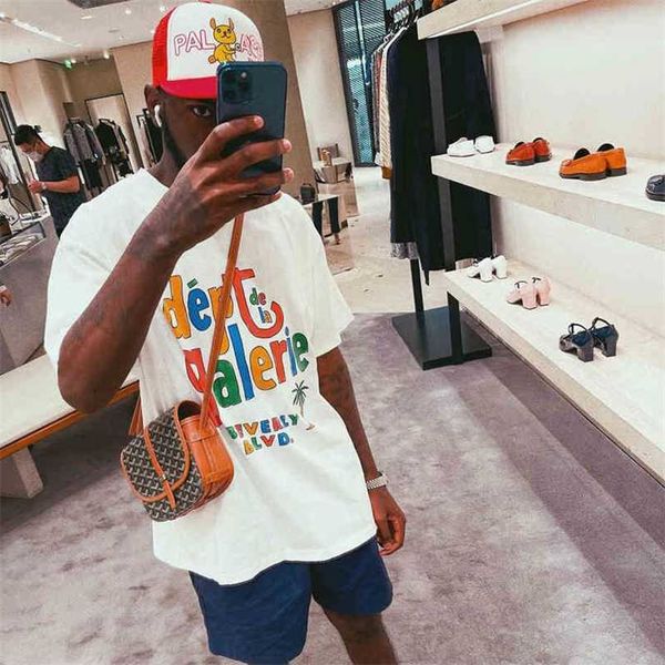 font high rainbow street gallerysdepts printing net red same men's and women's casual loose short sleeve t-shirt w3rq, White;black
font high rainbow street gallerysdepts printing net red same men's and women's casual loose short sleeve t-shirt w3rq, White;black