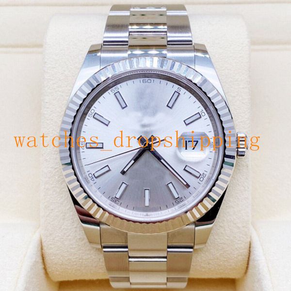 luxury mens womens watches fully silver 41mm datejust mechanical automatic 2813 movement bracelet stainless steel 904l men's luminous w, Slivery;brown
luxury mens womens watches fully silver 41mm datejust mechanical automatic 2813 movement bracelet stainless steel 904l men's luminous w, Slivery;brown