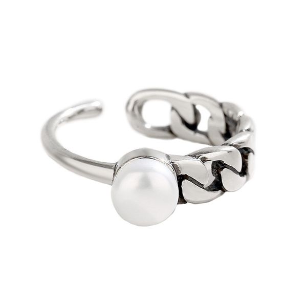 vintage pearl 925 sterling silver knitted chain ring for women punk wholesale price 925 silver jewelry geometry cross open wide finger rings
vintage pearl 925 sterling silver knitted chain ring for women punk wholesale price 925 silver jewelry geometry cross open wide finger rings