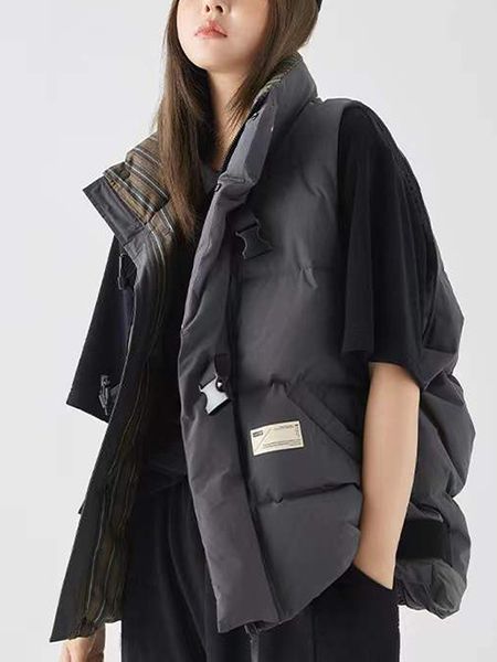 women's vests down cotton vest women winter warm waistcoats ladies oversize sleeveless jackets female zipper fashion coat colete femini, Black;white
women's vests down cotton vest women winter warm waistcoats ladies oversize sleeveless jackets female zipper fashion coat colete femini, Black;white