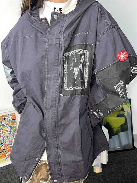 men's jackets cavempt jacket spring 2023 hooded multi patch men's and women's zippered trench coat t221202, Black;brown
men's jackets cavempt jacket spring 2023 hooded multi patch men's and women's zippered trench coat t221202, Black;brown