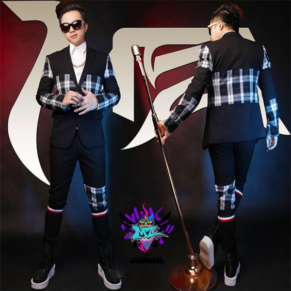 men's suits blazers personality mens set jackets trend night club singer costume host stage fashion crazy promotion england clothes 221, White;black
men's suits blazers personality mens set jackets trend night club singer costume host stage fashion crazy promotion england clothes 221, White;black