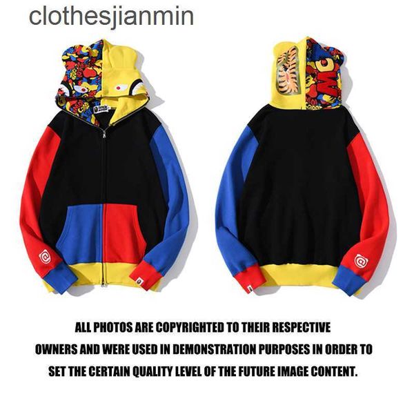 popular logo fashion men's hoodie shop wholesale and ret new tide br shark head violent bear red blue yellow color matching men's, Black
popular logo fashion men's hoodie shop wholesale and ret new tide br shark head violent bear red blue yellow color matching men's, Black