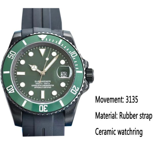 2022 new men's watch 3135 automatic mechanical movement 40mm double sided sapphire glass ceramic bezel, Slivery;brown
2022 new men's watch 3135 automatic mechanical movement 40mm double sided sapphire glass ceramic bezel, Slivery;brown