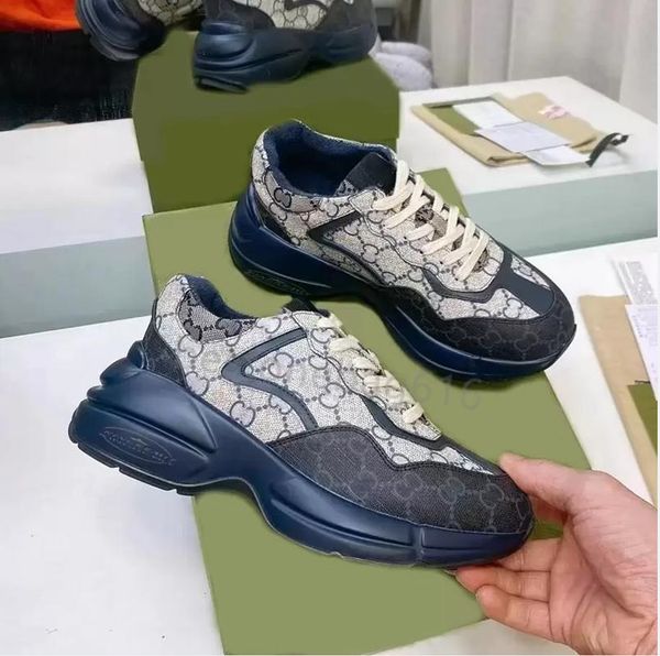 2023 rhyton casual shoe men women designer sneakers vintage shoes fashion designers ladies reflective trim sneaker, Black
2023 rhyton casual shoe men women designer sneakers vintage shoes fashion designers ladies reflective trim sneaker, Black