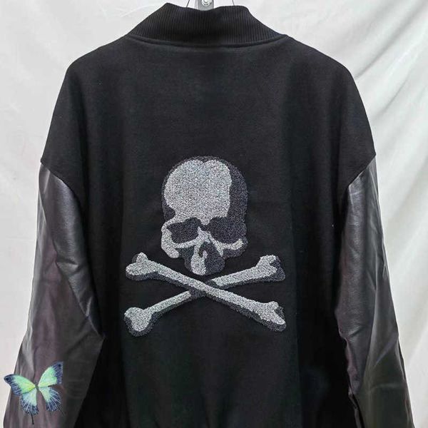 men's jackets mmj skull print black jacket men women hip hop leather sleeve jacket baseball uniform embroidery logo matermind cardigan, Black;brown
men's jackets mmj skull print black jacket men women hip hop leather sleeve jacket baseball uniform embroidery logo matermind cardigan, Black;brown