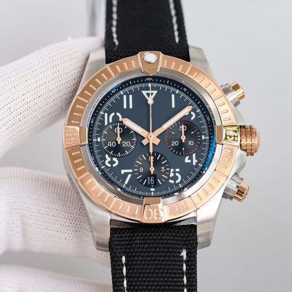 man watches automatic mechanical movement watch 45mm round bezel fashion business fabric wristwatches montre de luxe, Slivery;brown
man watches automatic mechanical movement watch 45mm round bezel fashion business fabric wristwatches montre de luxe, Slivery;brown