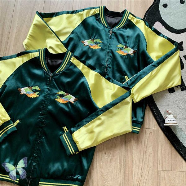 men's jackets eagle duck embroidery pattern human made zip jackets men women heavy fabric human made outdoor bomber coats t221202, Black;brown
men's jackets eagle duck embroidery pattern human made zip jackets men women heavy fabric human made outdoor bomber coats t221202, Black;brown