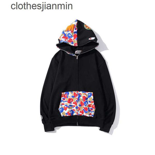 popular logo fashion men's hoodie shop wholesale and ret chaopai ape head shark color matching camouflage kangaroo pocket sweater pants, Black
popular logo fashion men's hoodie shop wholesale and ret chaopai ape head shark color matching camouflage kangaroo pocket sweater pants, Black
