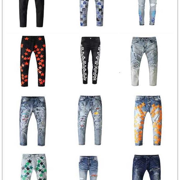 men's jeans clothing jeans men women panther print army green long distrressed cotton rabbit sticker embroidery slim denim straight bik, Blue
men's jeans clothing jeans men women panther print army green long distrressed cotton rabbit sticker embroidery slim denim straight bik, Blue
