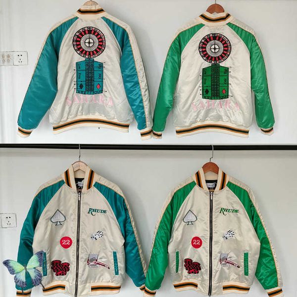 men's jackets rhude outerwear badge embroidery jackets sahara patchwork rhude zip jacket coat t221202, Black;brown
men's jackets rhude outerwear badge embroidery jackets sahara patchwork rhude zip jacket coat t221202, Black;brown