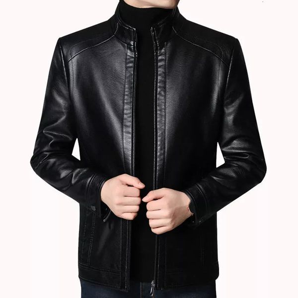 men's jackets in men jacket spring fall soft leather for man clothing long sleeves coat fashion korean style thin clothin 221201, Black;brown
men's jackets in men jacket spring fall soft leather for man clothing long sleeves coat fashion korean style thin clothin 221201, Black;brown