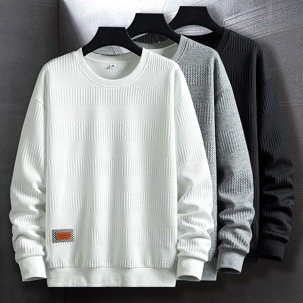 mens hoodies sweatshirts waffle pattern casual lightweight long sleeve oneck streetwear pure color shirts comfort and soft 221202, Black
mens hoodies sweatshirts waffle pattern casual lightweight long sleeve oneck streetwear pure color shirts comfort and soft 221202, Black