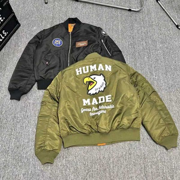 men's jackets human made jackets eagle print cotton bomber jacket moto cycle zipper coats t221130 t221202, Black;brown
men's jackets human made jackets eagle print cotton bomber jacket moto cycle zipper coats t221130 t221202, Black;brown
